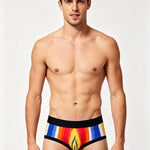 Men's Low-Rise Soft-Touch Fabric Snug Fit Briefs