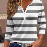 Honey | Striped V-Neck Top