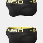 2 Pack Men's Hips Lifting Cotton Low-rise Briefs