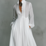 Edythe | Flowing Button-Front Maxi Dress