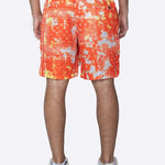Men's Breathable Print Elastic Waist Beach Shorts