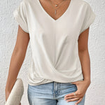 Colorful V-Neck Tee