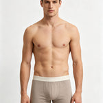 4 Pack Men's 10A Antibacterial Breathable Moisture-Wicking Lounge Boxers