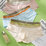 3 Pack Men's Baby Cotton High-Stretch Skin-Friendly Breathable Briefs
