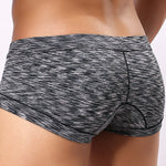 4 Pack Men's Striped U-convex Pouch Briefs