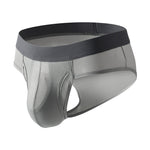 3 Pack Men's Ultra-Soft Breathable Mesh Ice Silk Briefs