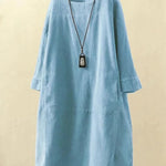 BRIDIE™ - Relaxed Fit Corduroy Midi