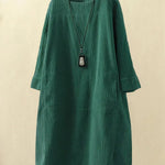 BRIDIE™ - Relaxed Fit Corduroy Midi