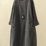 BRIDIE™ - Relaxed Fit Corduroy Midi