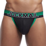 Men's Color Fabric Elastic Waistband Bikini