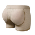Sponge Cushion Mesh Buttock Boxer Briefs