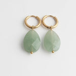 Lieze Elegant Timeless Stone Drop Earrings