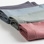 4Pcs Modal Pure Color Thin U Convex Boxer Briefs For Men