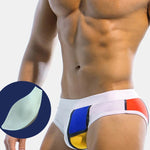Mens Sexy Bulge Pouch Paded Swim Briefs
