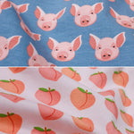 Couple 2 PCS Cotton Cartoon Breathable Underwear