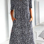 Dove | Round Neck Floral Dress