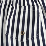 Mens Quick Dry Striped Print Surf Board Short