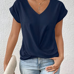 Colorful V-Neck Tee