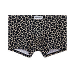 4 Pack Men's Leopard Print Mid-Rise Breathable Antibacterial Trunks