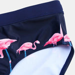 Men's Printed Low Rise Swim Briefs