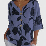 Laura | Comfortable V-Neck Blouse