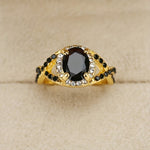Luxury Onyx Fashion Ring