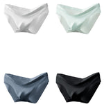 4 Pack Men's Seamlessess Thin Pouch Bikini