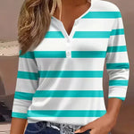 Honey | Striped V-Neck Top