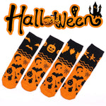 4 Pack Halloween Gift Socks Fun and Casual Cotton Crew Socks