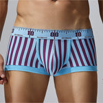 3 Pack Men's Snug Fit Trendy Striped Design Sporty Cut Cooling Airflow Trunks