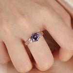 Royal Round Solitaire Accent Ring