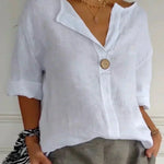 Idalia | Casual V-Neck Blouse