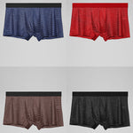 4 Pack Mesh Ice Silk Cool Fresh Men's Trunks