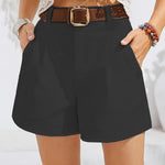 MÉLANIE™ - Chic High-Waist Shorts