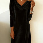 Beatrice - Loose Fitting Velvet Dress