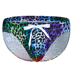 Mens Bulge Pouch Surfing Printed Bohemian Swim Briefs