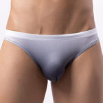 3 Pack Men's Sensual Silk-Like Loose Gradient Color Bikini