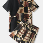 Printed Kimono Pajamas For Men