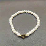 A-Z Pearl Beaded Bracelet