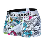 3 Pack Men's Ice Silk Trunks with Separated Pouch Design