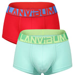 2 Pack Men's Breathable Big Pouch Trunks