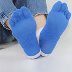 Men's Mesh Breathable Fun Quarter Toe Socks