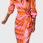 Magnolia | Elegant Wrap Dress with Print