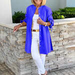 CÉLINA™ - Classy Long Shirt Jacket