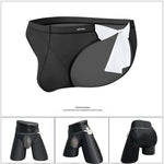 2 Pack Men's Nylon Ultra-Thin Breathable Semi-Transparent Sexy Briefs
