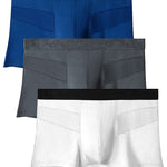 3 Pack Men’s Breathable Splicing Mesh Trunks