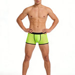 3 Pack Men's Semi-Sheer High-Stretch Skin-Friendly Mesh Breathable Trunks