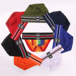 2 Pack Men's High-Stretch Rainbow Sports Comfort Bikini