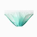 3 Pack Men's Sensual Silk-Like Loose Gradient Color Bikini