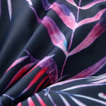 Men Leaf Printed Breathable Swim Briefs